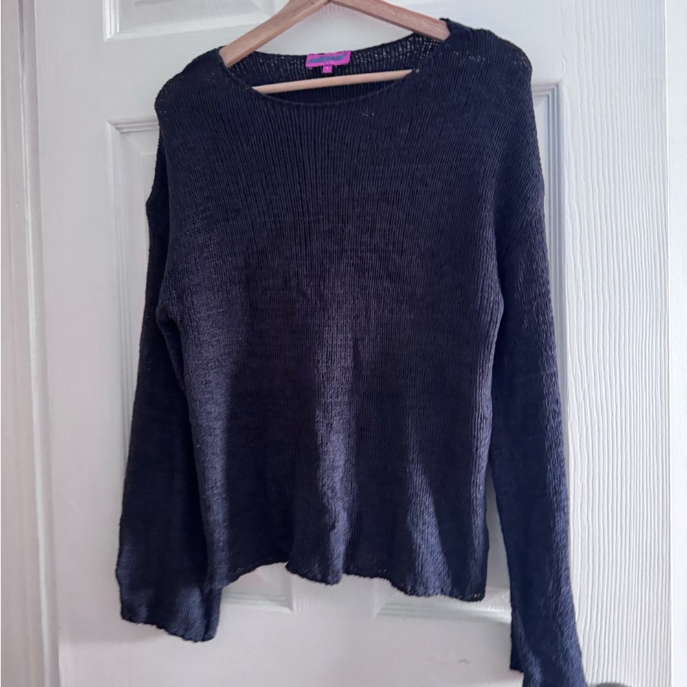 Edikted Navy Knit Sweater